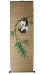 Панно из бамбука "Панда"
